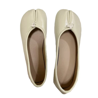 ModShoe รองเท้ากีบหมู tabi หนังนุ่ม ใส่สบาย พื้นแบน ปรับแพทเทิลเป๊ะขึ้น