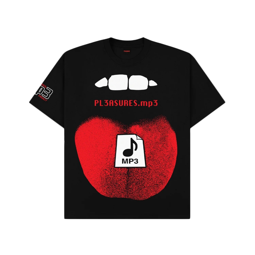 PLEASURES P25W063 PIRACY T-SHIRT BLACK ราคาถูก Shopee Lazada