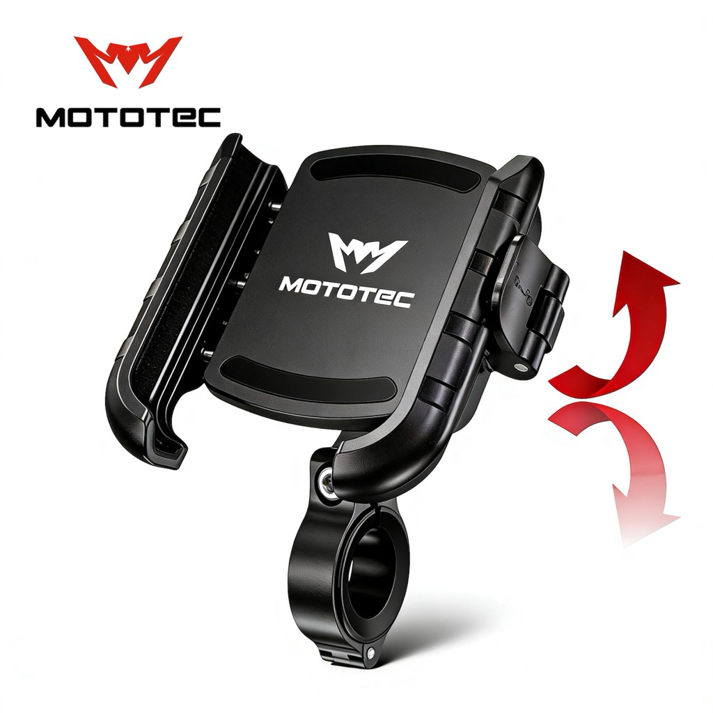 MOTOTEC  QD Series ที่จับมือถือ ที่ยึดมือถือมอเตอร์ไซค์ ที่จับโทรศัพท์ ที่ยึดโทรศัพท์ ปลดล็อคเร็ว