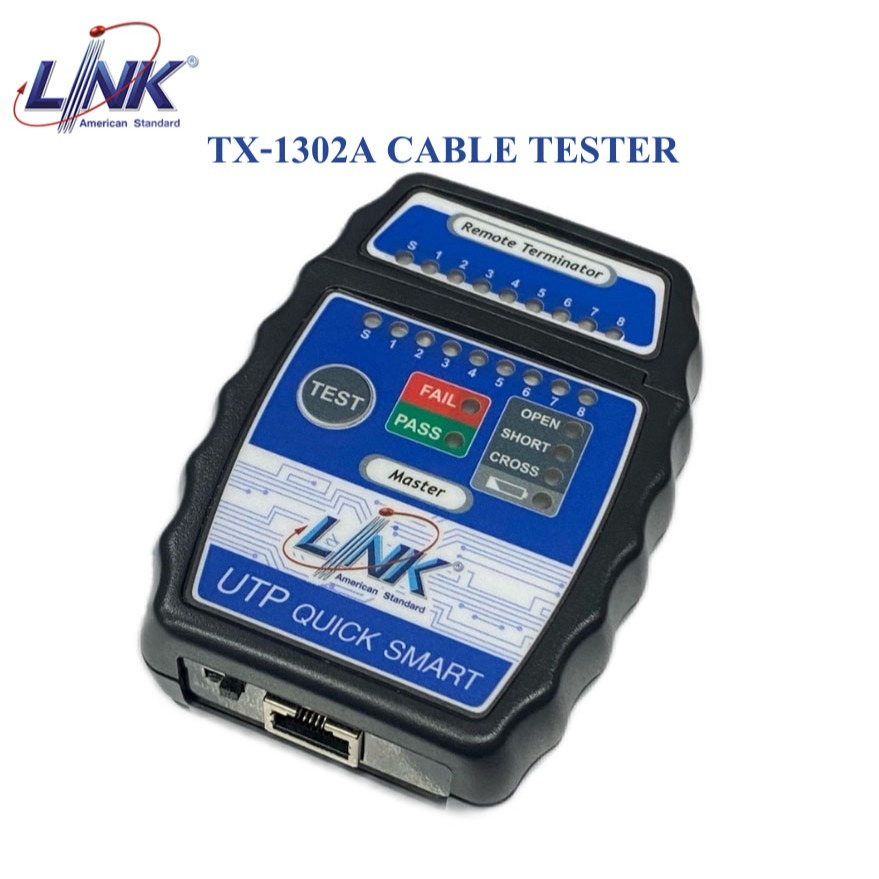 LINK TX-1302A CABLE TESTER เครื่องมือตรวจสอบสายแลน