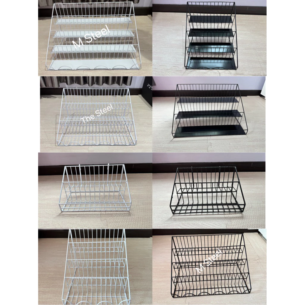 ชั้นวางของอเนกประสงค์ำ ชั้นวางของแบบขั้นบันได  2, 3, 4 ชั้น โชว์สินค้าจัดระเบียบของแบบมีฐานรองและไม่มีฐานรอง thumbnail 10
