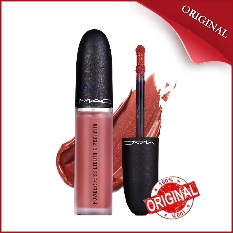 MAC Powder Kiss Liquid Lipcolour Full Size 5ml #988 #991 #997 #998 / Liquid Lip Matte Banyak warna