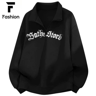 เกาหลีเรียบหรู เสื้อสเวตเตอร์คู่รัก เสื้อฮู้ด Unisex เนื้อนุ่มพิเศษ ทรงโอเวอร์ไซส์ฟรีไซส์ ราคาถูก ส่งฟรี