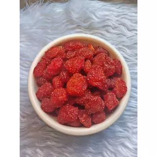 สตรอว์เบอร์รี่ อบแห้ง คลุกพริกเกลือ อร่อย เปรี้ยวจ๊ดจ๊าด แซ่บมากต้องลอง !! (แยกพริกเกลือ)