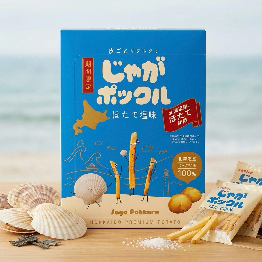 พร้อมส่งในไทย Potato farm รสหอยเชลล์ limited ขายปีละครั้ง กล่องละ10ห่อ