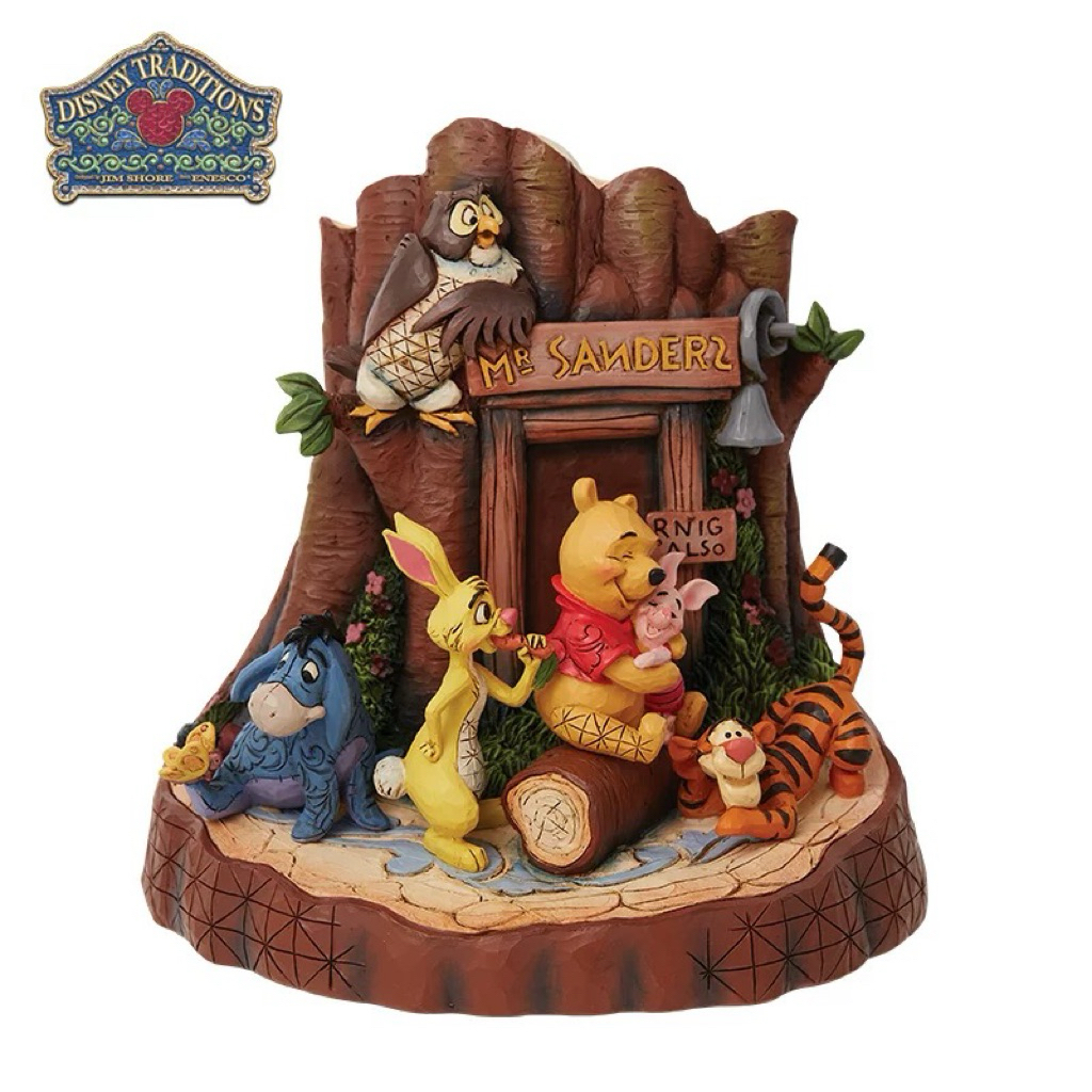 🎀 Enesco Disney Winnie the Pooh  Pooh, Piglet & Eeyore ดิสนีย์แท้💯