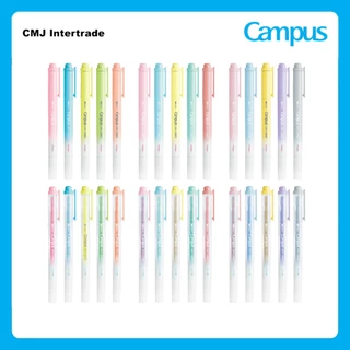 KOKUYO Campus Any Liner Line Marker Neon ปากกามาร์คเกอร์ 2 หัว สีนีออน ปากกาไฮไลท์ เน้นข้อความ