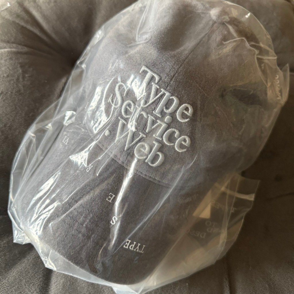 [ Typeservice ] UNISEX Typeservice Web Cap korea แท้ 100%