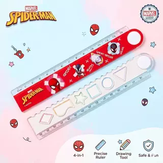 ไม้บรรทัดพับได้ 30 ซม.ลาย Sanrio ลิขสิทธิ์แท้ Kitty Marvel Spider Moppu Cogimyun รุ่น 2018
