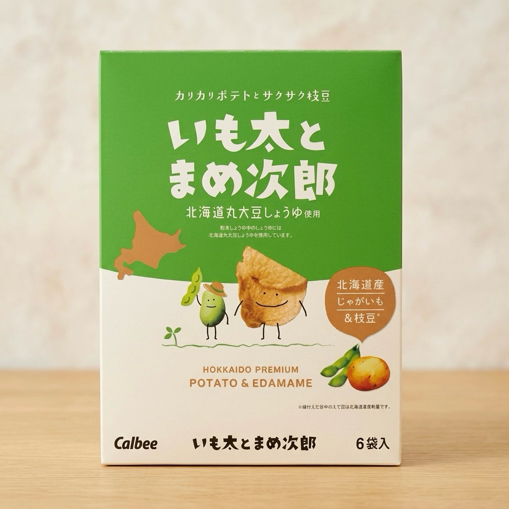 พร้อม​ส่ง​ใน​ไทย​ Potato Farm Edamame Potato มันฝรั่งแผ่นทอดกรอบ และ ถั่วแระญี่ปุ่น (Edamame) อบกรอบ