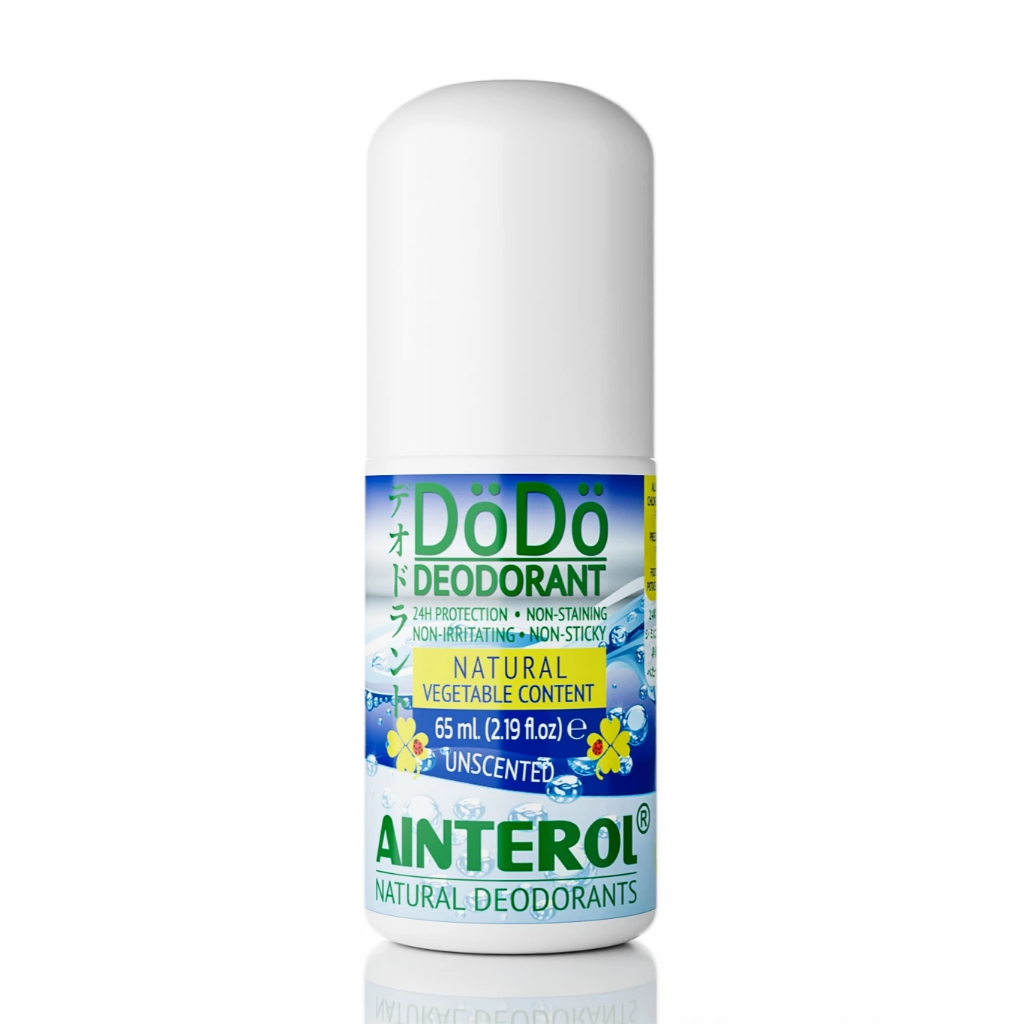 โรลออนระงับกลิ่นกาย AINTEROL DöDö Deodorant ขนาด  65 ml  โรลออนธรรมชาติ ไร้สารเคมี
