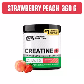 Optimum Nutrition Creatine[+Electrolyte] Strawberry Peach 360 g. (40 Servings)