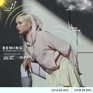 (Preดำ,น้ำตาล,ชมพู)Bemingtop1151(S-6XL) -BEMING UV Shield Protect Ver.3 - เสื้อกัน UV รุ่นผ้าร่ม