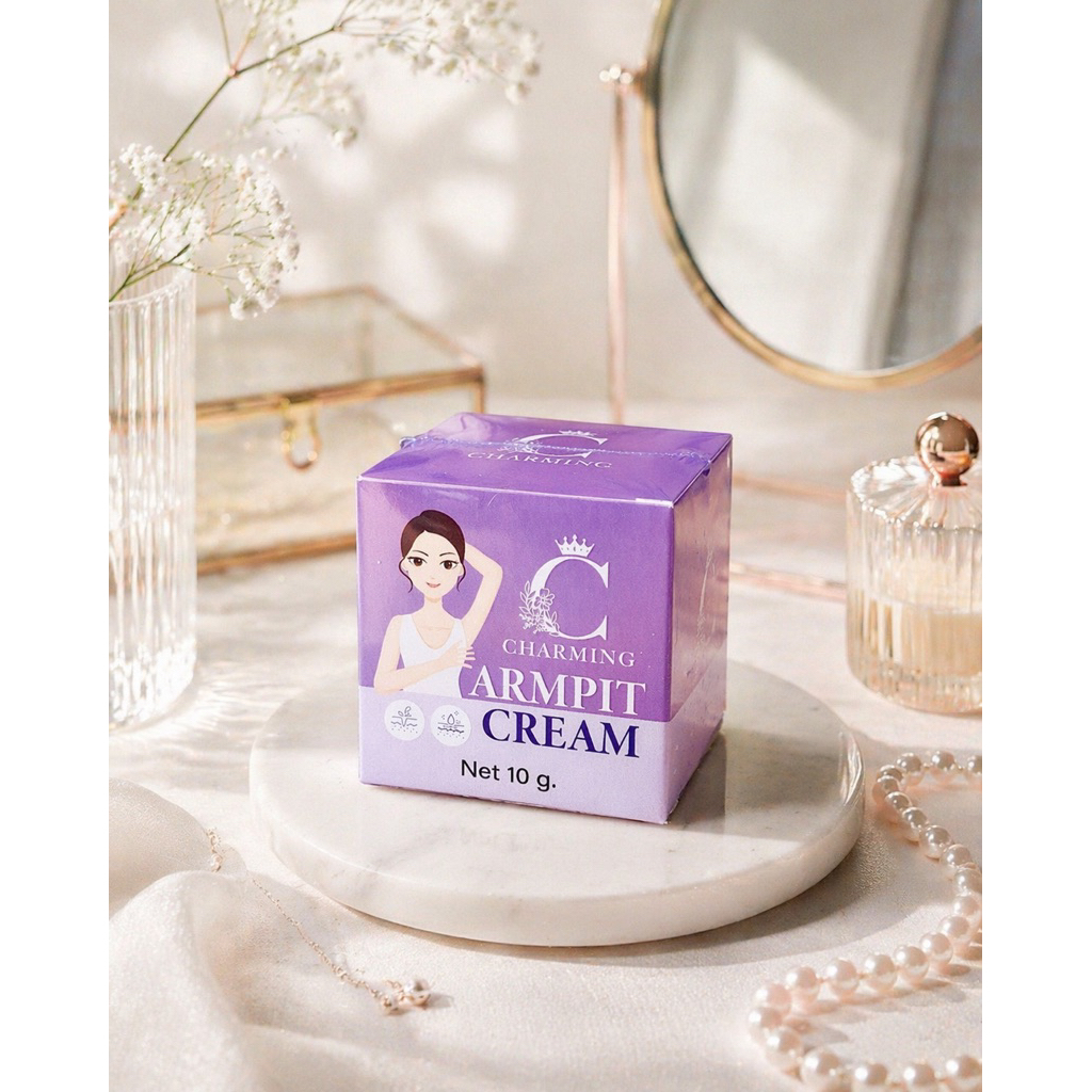 (ขนาด10กรัม)ครีมรักแร้ArmpitCream(บำรุงลํ้าลึกพร้อมปรับสภาพผิวช่วยลดเหงื่อลดกลิ่นลดตุ่มหนังไก่)