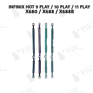 สําหรับ infinix Hot 9 10 11 Play Power volume ปุ่มด้านข้าง Flex Cable Keys ปุ่มปิดระดับเสียงปุ่มขึ้นและลงด้านข้างอะไ