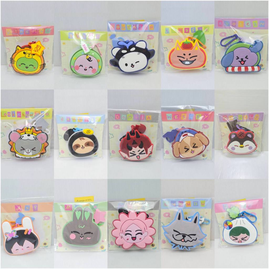 <พร้อมส่ง> กระเป๋า Silicone Mini Pouch #Avocean #Polcasan #Lykyou #Wesley #Domiia #Tomafox #Look Khu
