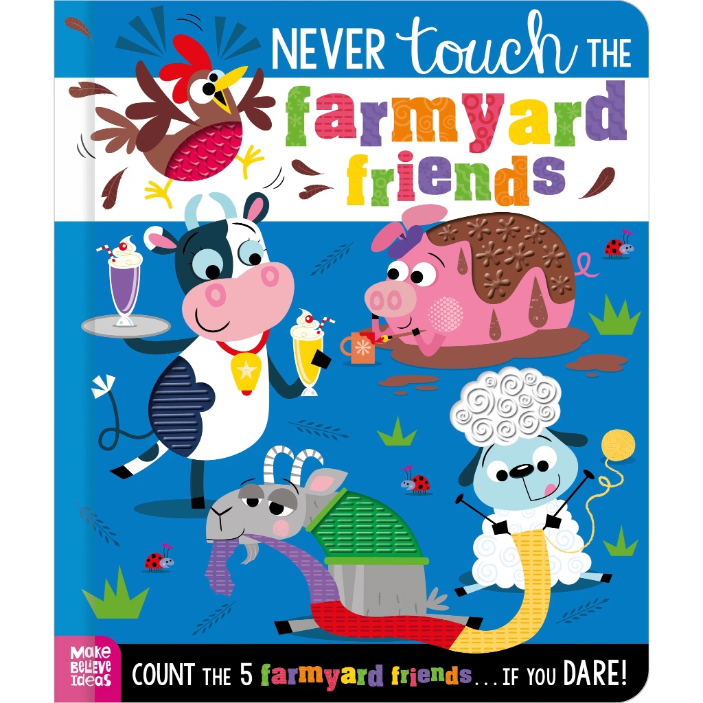 The Tiny Tales | Never Touch Series | หนังสือเด็กสัมผัส 1-4 ปี | ซิลิโคนนูน เสริม EF & Counting