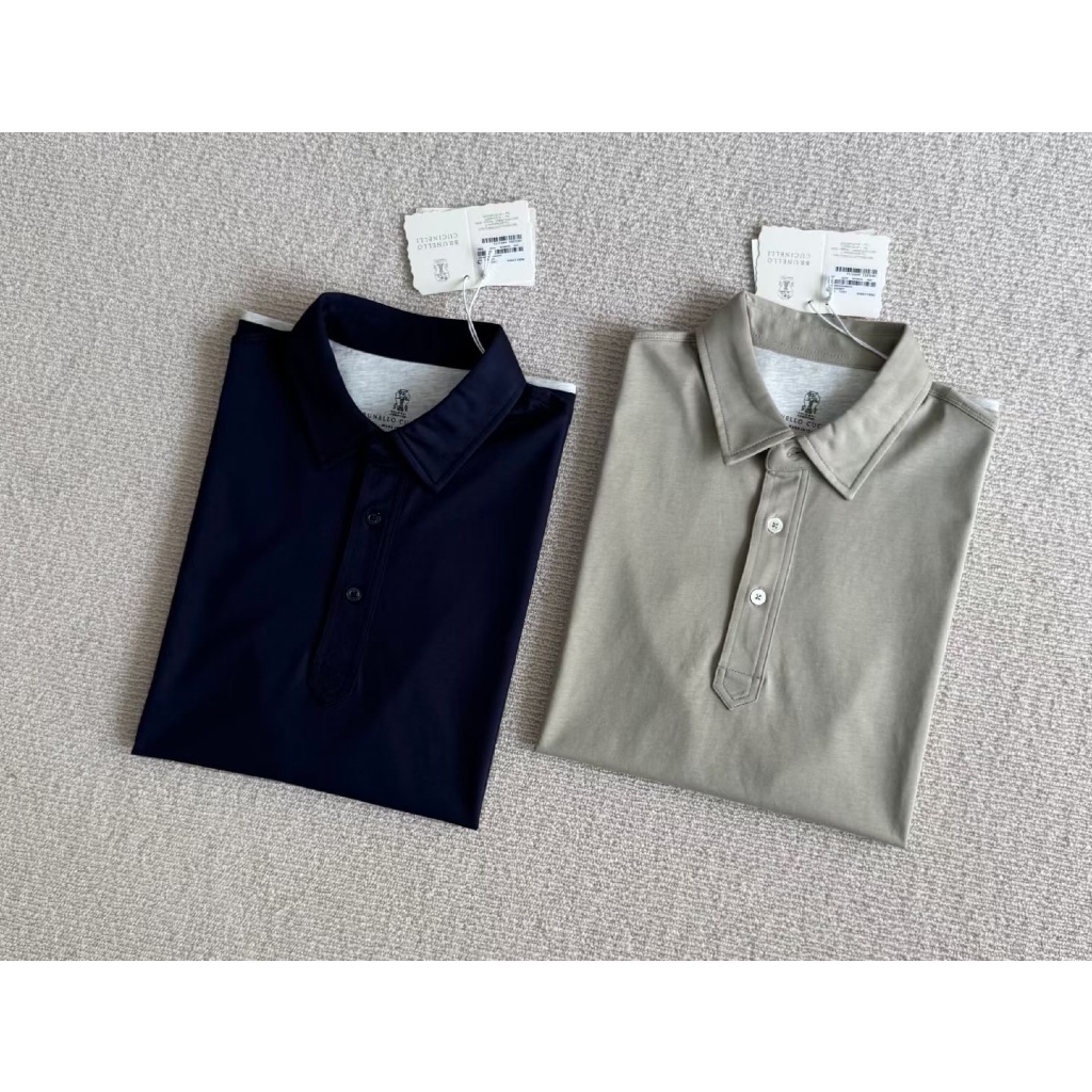เสื้อคอโปโล B C Faux-Layer Polo ของผู้ชาย มี 2 สี สินค้าใหม่ ของแท้