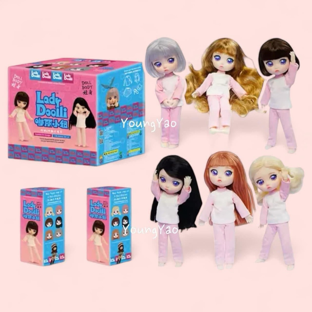 Lady Doolli Series Blind Box Toys Bjd Dolls