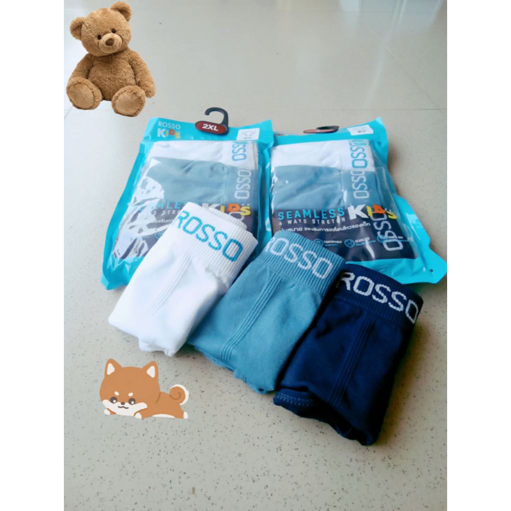 Rosso Kids กางเกงชั้นในเด็กผู้ชาย  (1แพค3ตัว)