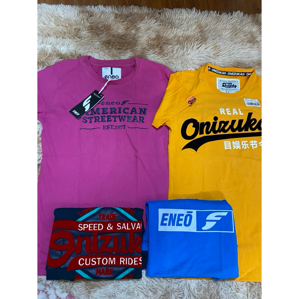 เซลออกแท้100%☀️ เสื้อยืดONIZUKA&ENEO ไซร้SMLหญิง♥️