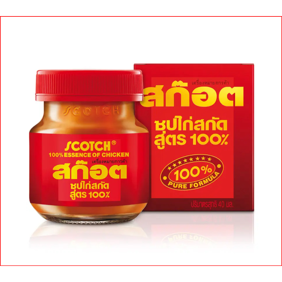 สก๊อต ซุปไก่สกัด สูตร 100% 1ขวด 40 มล. สินค้าของแท้100%