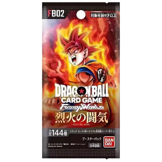 รับประกัน[สินค้าแท้/ส่งด่วน]แบบซองใหม่Dragonball Card Game Fusion World FB01-FB10[Ver Jp]สินค้าแท้100% ส่งจากไทย