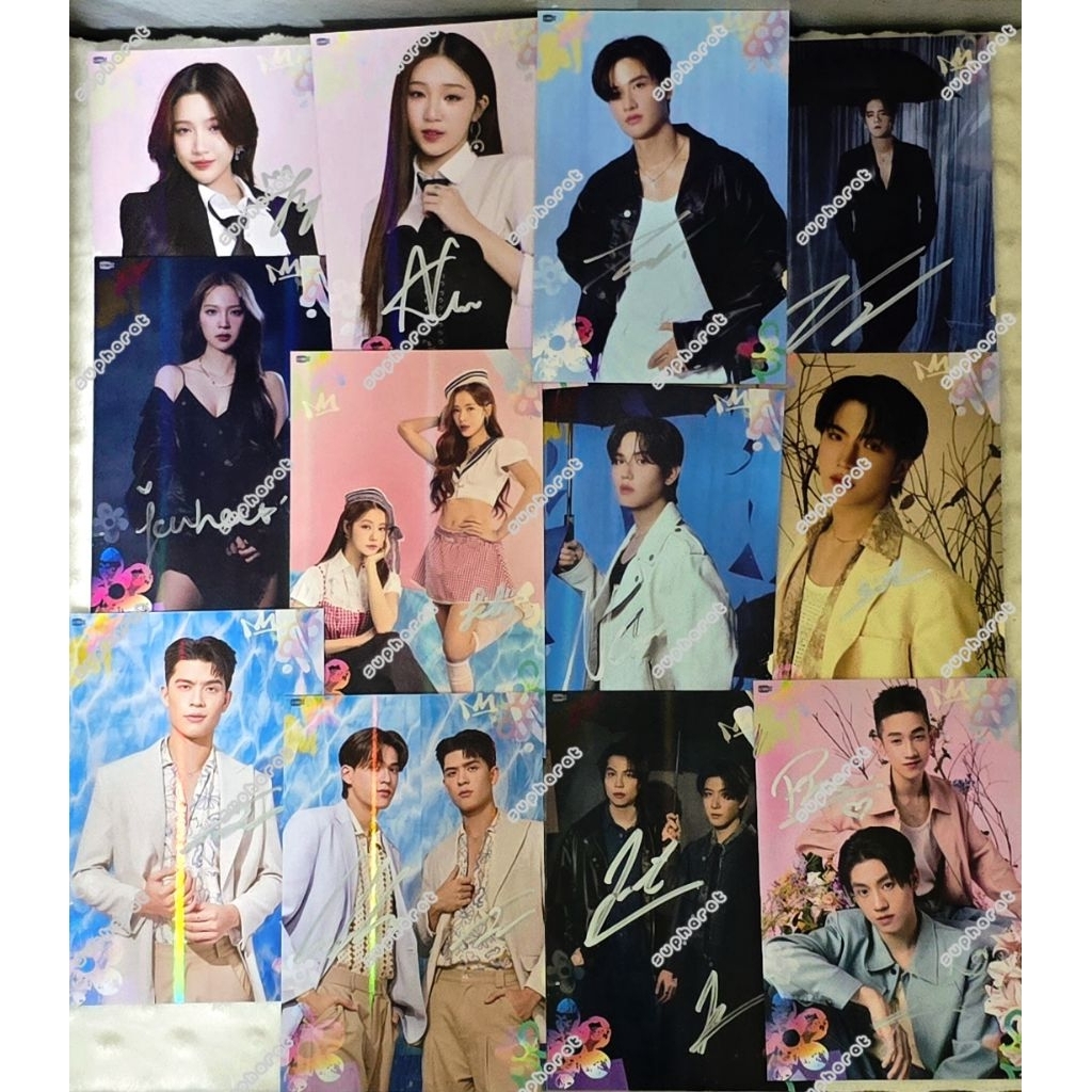 (พร้อมส่ง)รวม  PHOTO การ์ด แบบมีลายเซ็น ของแท้จากGMMTV