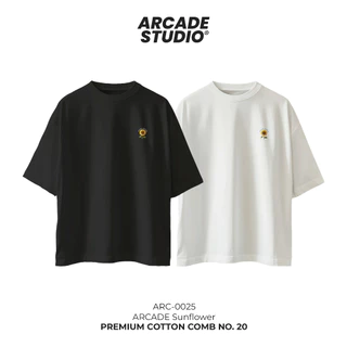 [พรี 4 วัน] ARCADE เสื้อ Sunflower (ARC-0025) / เสื้อ Oversize เนื้อผ้า 100% Cotton Comb 190 GSM