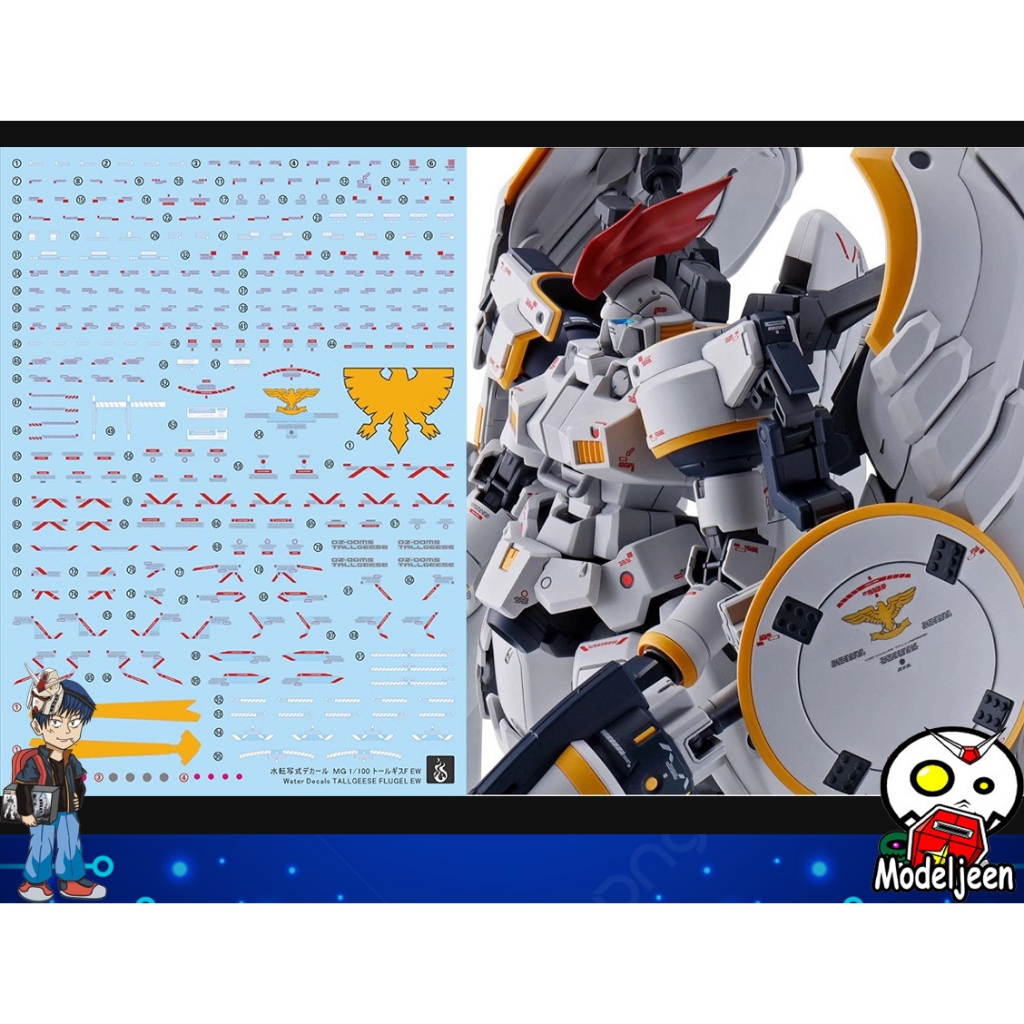 (Ghost-Decal) Water Decal 024 MG1/100 Tallgeese I FLUEGEL EW