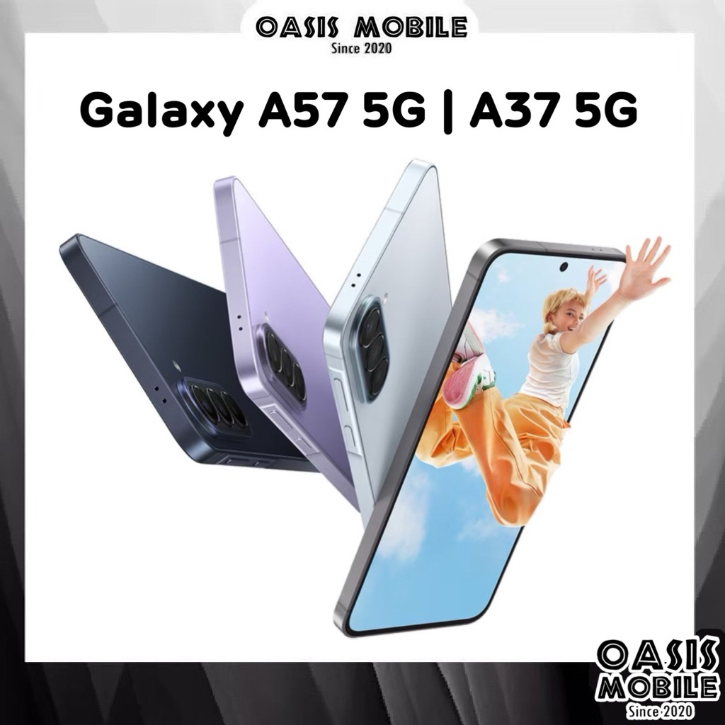 [Hot] Samsung Galaxy A57 5G ชิป Exynos 1680 | A37 5G Exynos 1480 จอ 6.7“ กล้อง 50MP แบต 5,000 ศูนย์ไ