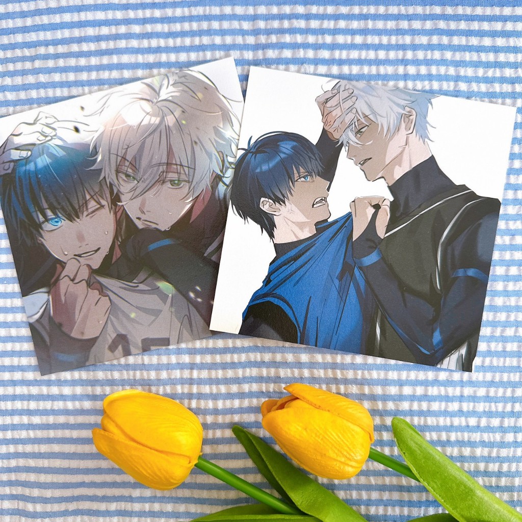 (✅พร้อมส่ง) Postcard Nagi Isagi : Blue Lock (เซ็ต 2ใบ)