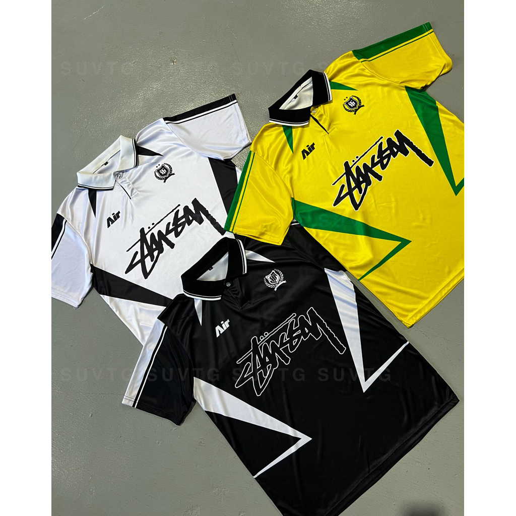 เสื้อคอปก (AAS)เสื้อพิมพ์ลาย โปโล Unisex ผ้าเบา ใส่สบาย สีไม่ตก - ผู้ชาย เสื้อผู้ชาย