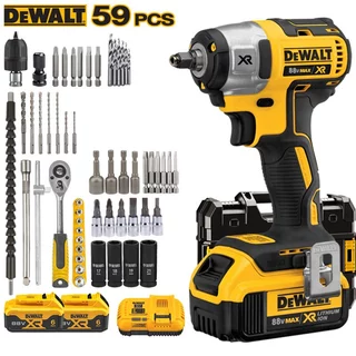 【มอบของขวัญ】88v 980n.m บล็อกไฟฟ้า ประแจไฟฟ้า ประแจกระแทก เครื่องมือช่าง 2เตอรี่ลิเธียมชาร์จเร็ว + 19pcs