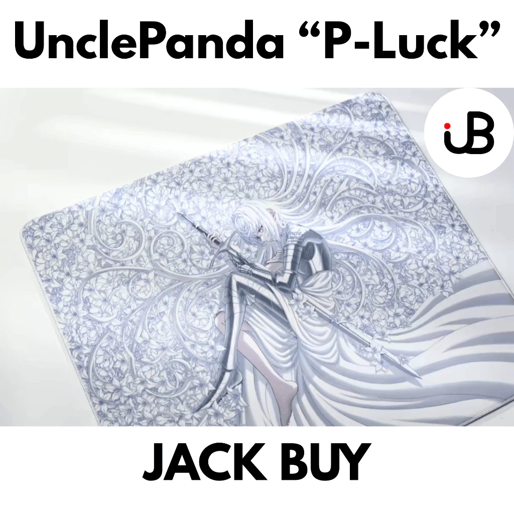 แผ่นรองเมาส์ UnclePanda "P-Luck" (Speed/Control) 490*420mm หนา4mm PU Base ความนุ่มXsoft Uncoated