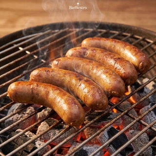 BarBestro ไส้กรอกเยอรมันเป็ดบรั่นดีโฮมเมด ไส้กรอกเป็ด (Brandy Duck German Sausage Homemade) 500g.