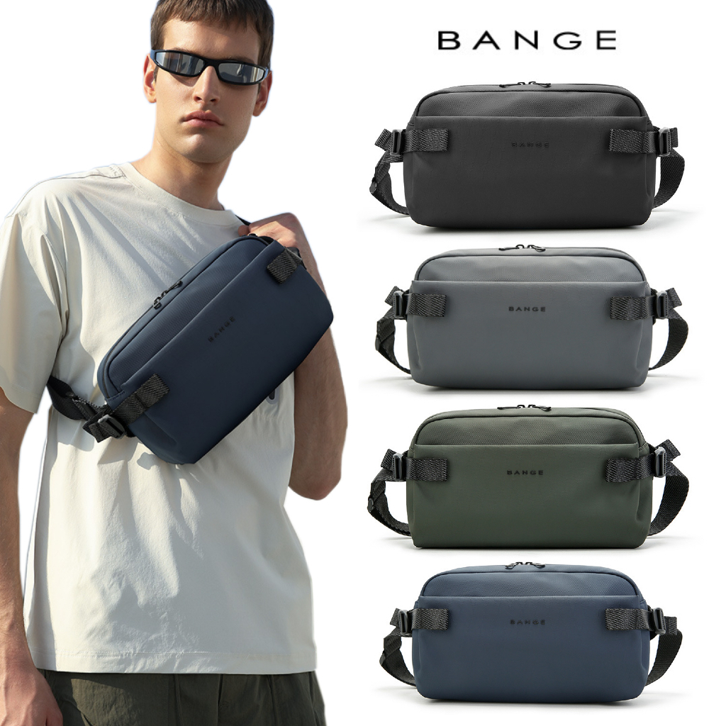 BANGE กระเป๋าคาดอกผู้ชาย Sling Bag รุ่น 7837 วัสดุกันน้ำ 900D ทนทาน น้ำหนักเบา