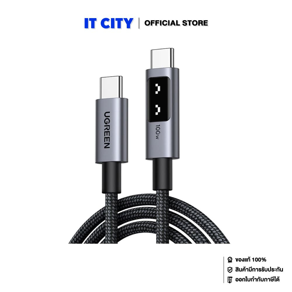 UGREEN Uno USB-C to USB-C PD 100W Fast Charging Cable 2m (Alu, Nylon) 35512(AC2-001474)
