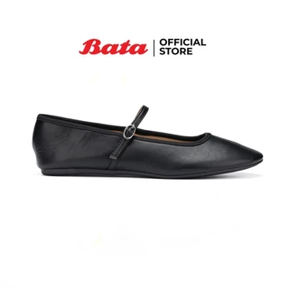 Bata บาจา รองเท้าเบเลลิน่า ส้นแบน แบบสวม สำหรับผู้หญิง รุ่น DELHI สีน้ำตาล 5313358 สีดำ 5316358