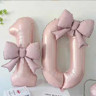 (🇹🇭พร้อมส่ง) ลูกโป่ง 40นิ้ว ลูกโป่งวันเกิด ตัวเลขวันเกิด ลูกดป่งตัวเลข balloon ส่งไว