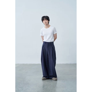 Orbit Wide Pants 2.0 Pinstripe Edition กางเกงขากว้างลายทางทรงกระบอกใหญ่ A+
