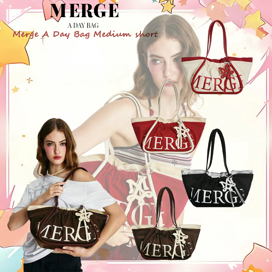 Merge A Day Bag Medium กระเป๋าใส่ไหล่ข้างเดียวรุ่นสั้น สไตล์อินเทรนด์ ของแท้ 100% – โปรปัง