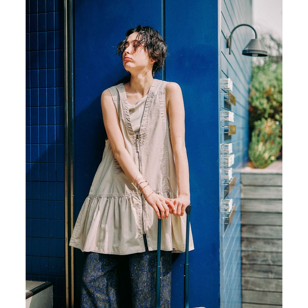 niko and ... เดรสทูนิก น้ำหนักเบา ใส่เลเยอร์ได้ ZIP Flare Tunic Dress