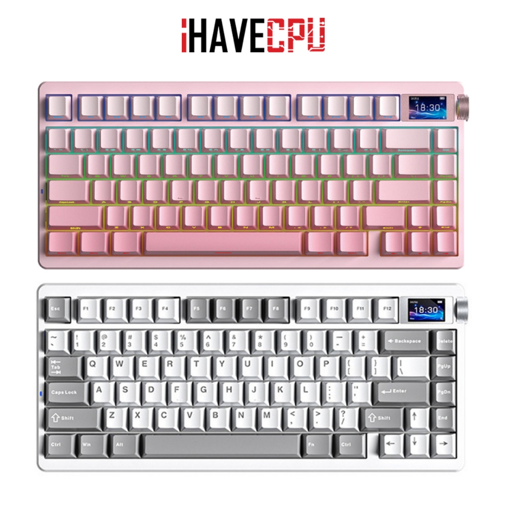 คีย์บอร์ด (keyboard) iHAVECPU AULA NOVA75 3IN1 WIRELESS (EN/TH)