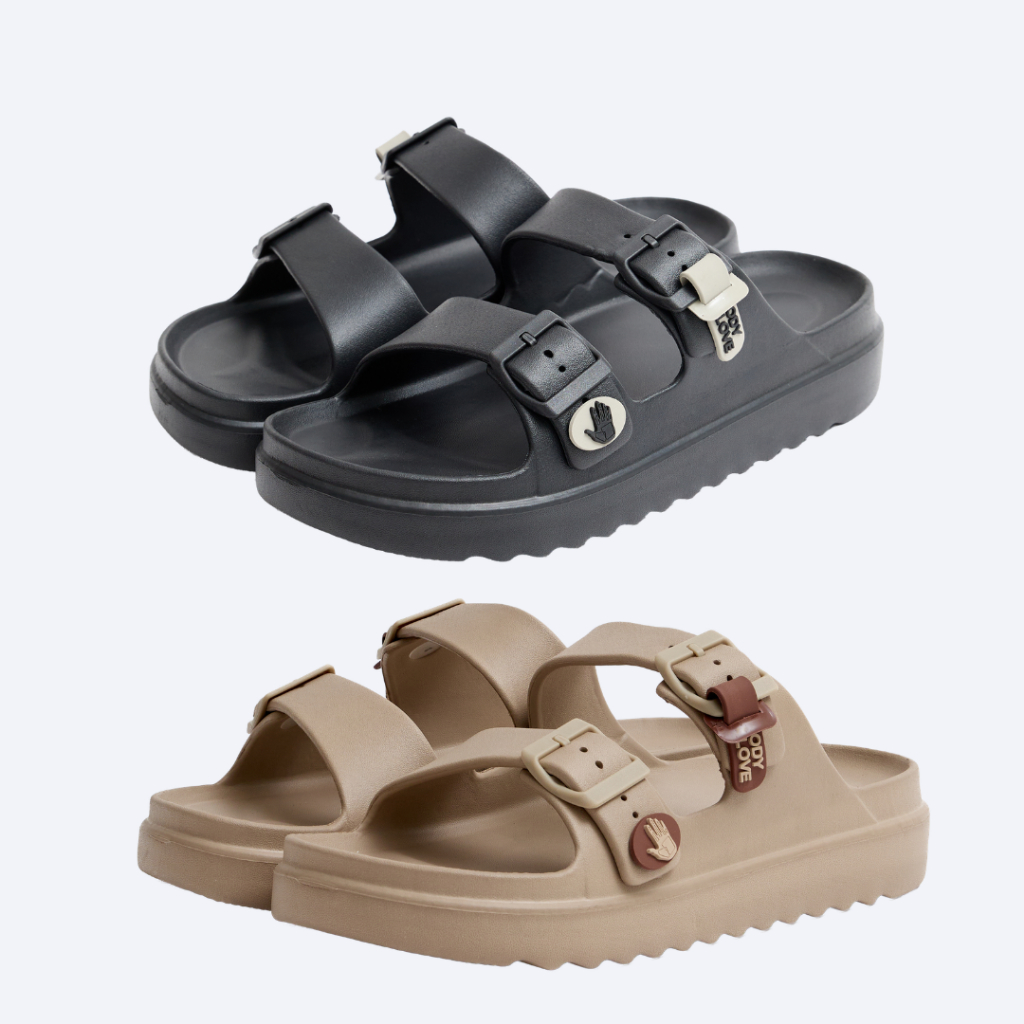 BODY GLOVE Men's Sandals 2026 รองเท้าแตะ ผู้ชาย สีครีม-ดำ