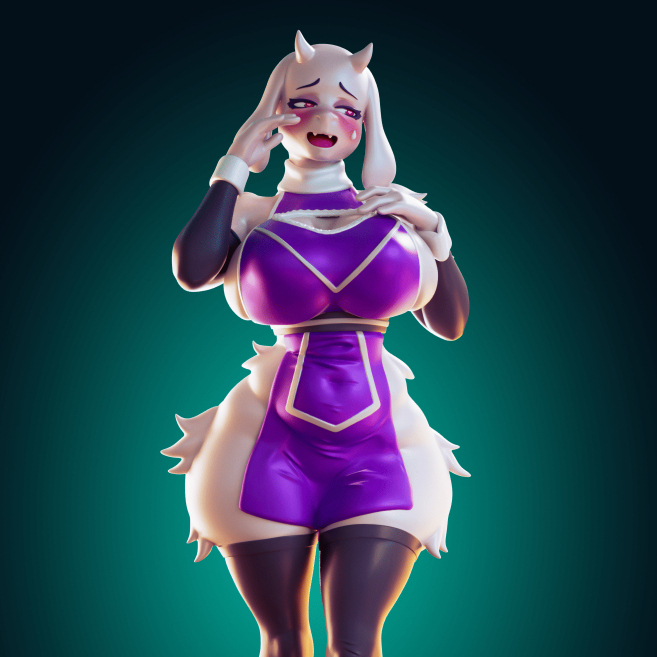 Toriel : Model Figure Resin โมเดล ผลิตตามสั่ง NSFW Futa Furry