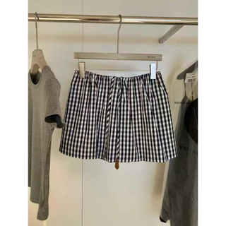 📍พร้อมส่ง📍8316 กระโปรงสั้น เอวยางยืด มีเชือกรูดช่วงเอว ซับในกางเกง เนื้อผ้าดี ทรงสวย TAG:WG.WE 🇰🇷