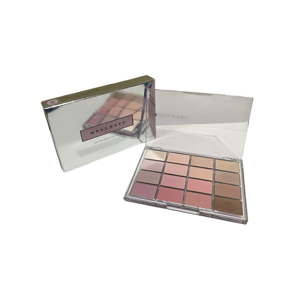 Wakemake soft blurring eye palette 04 Lavender Blurring (มือ2)