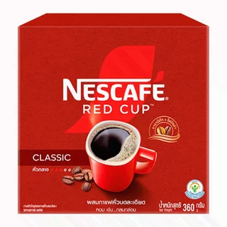 🏷️Live 30%40% เนสกาแฟเรดคัพ 360 กรัม กาแฟสำเร็จรูปผสมกาแฟคั่วบดละเอียด #ไลฟ์โหด