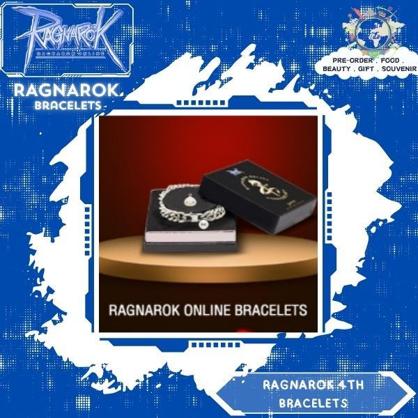 Ragnarok online bracelet (สร้อยข้อมือสแตนเลสแท้ พร้อมจี้ Ragnarok Online 4Th Anniversary)